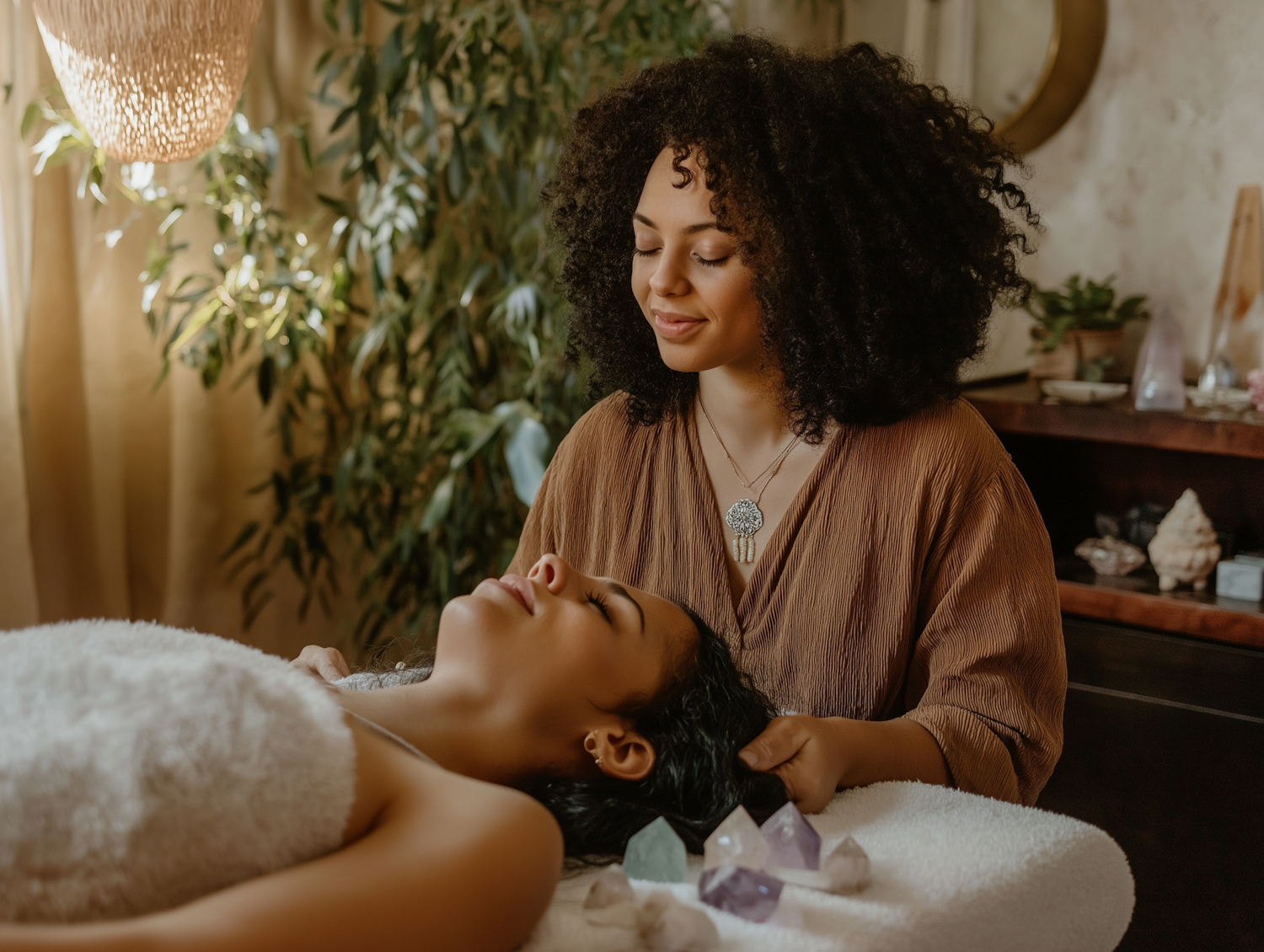 A person engaged in a holistic wellness activity, symbolizing the comprehensive approach to stress relief recommended by experts.