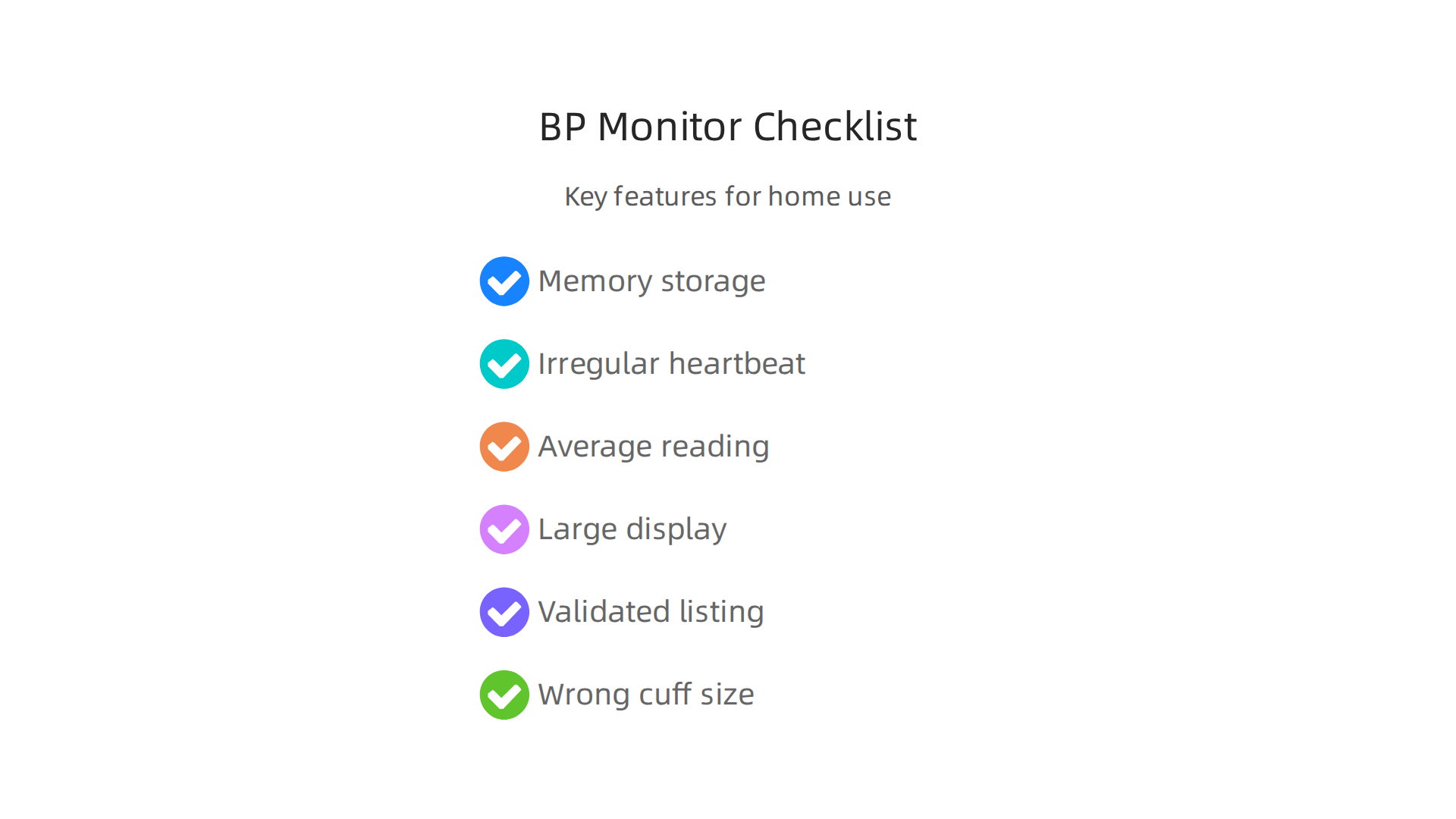 Key features to consider when selecting an accurate and reliable automatic blood pressure monitor for home use.