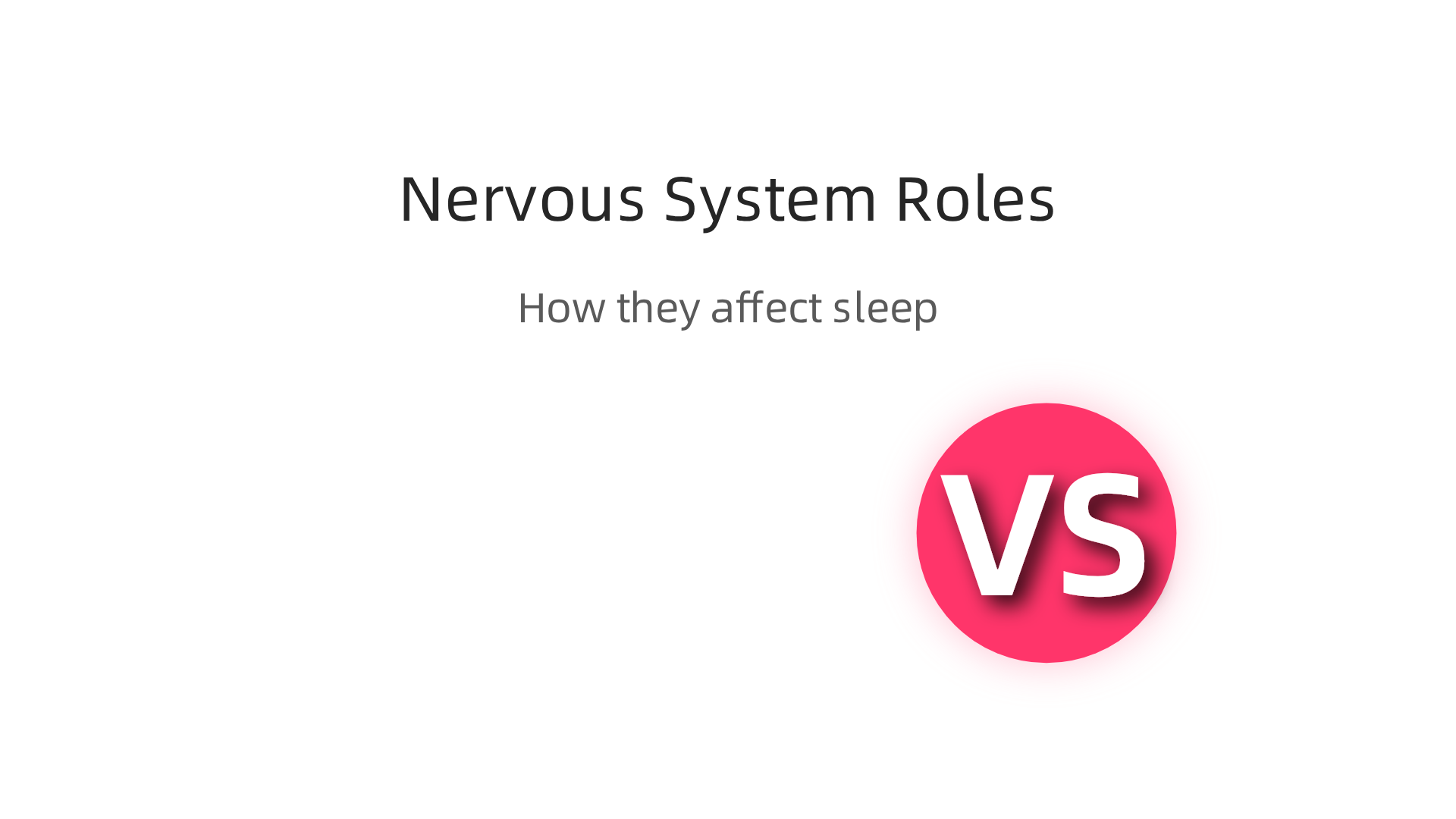 Understanding how the sympathetic and parasympathetic systems influence your ability to fall asleep.