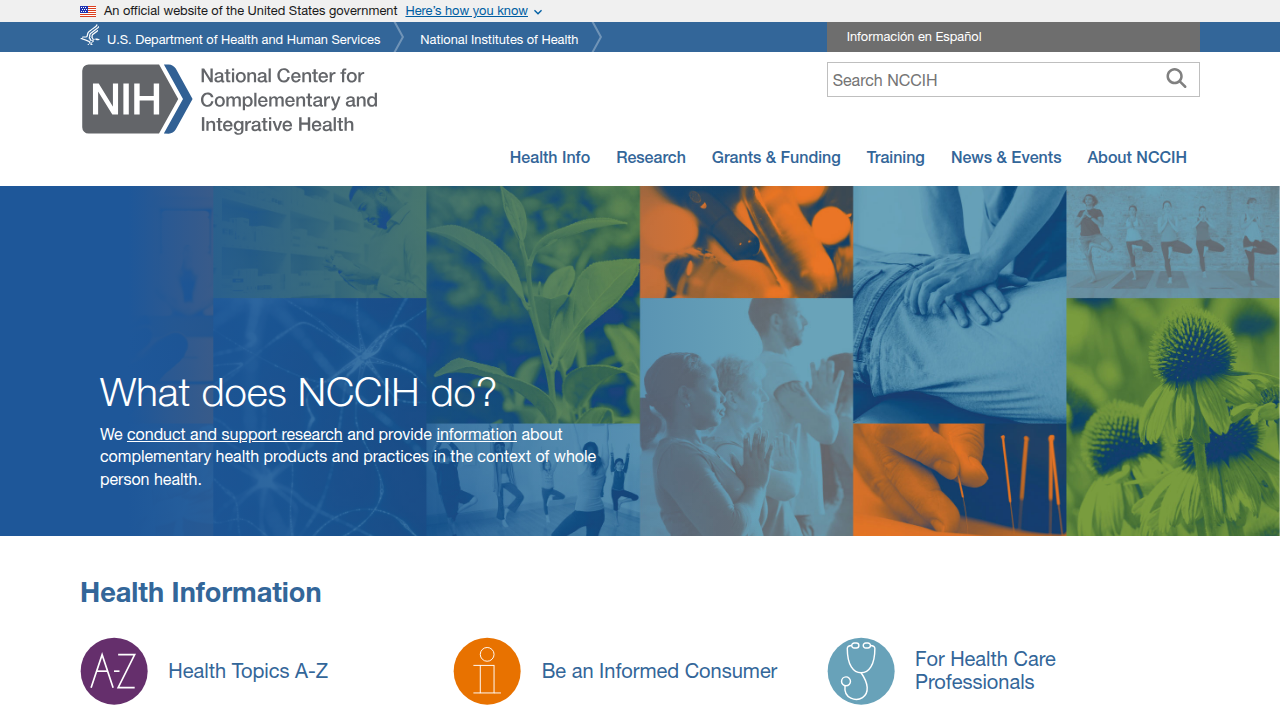 Discover complementary health approaches for anxiety from the NCCIH.