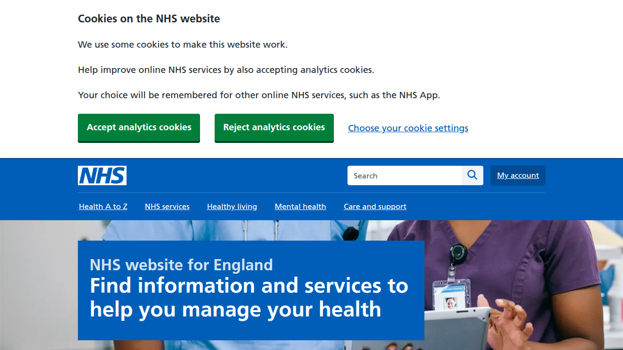 The National Health Service (NHS) website offers public health information and guides, including stress relief exercises.