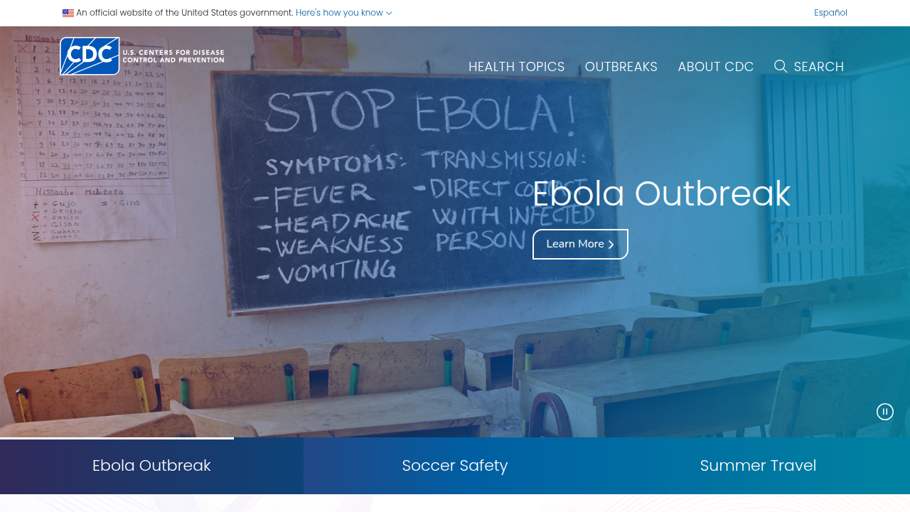 The CDC website, a reliable source for public health data, including sleep statistics and trends.