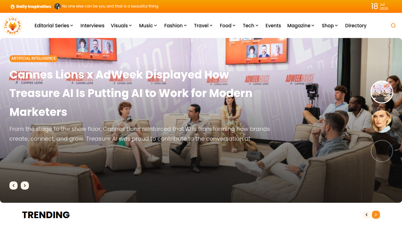 Read articles from Fox Magazine on technology and behavioral engagement.